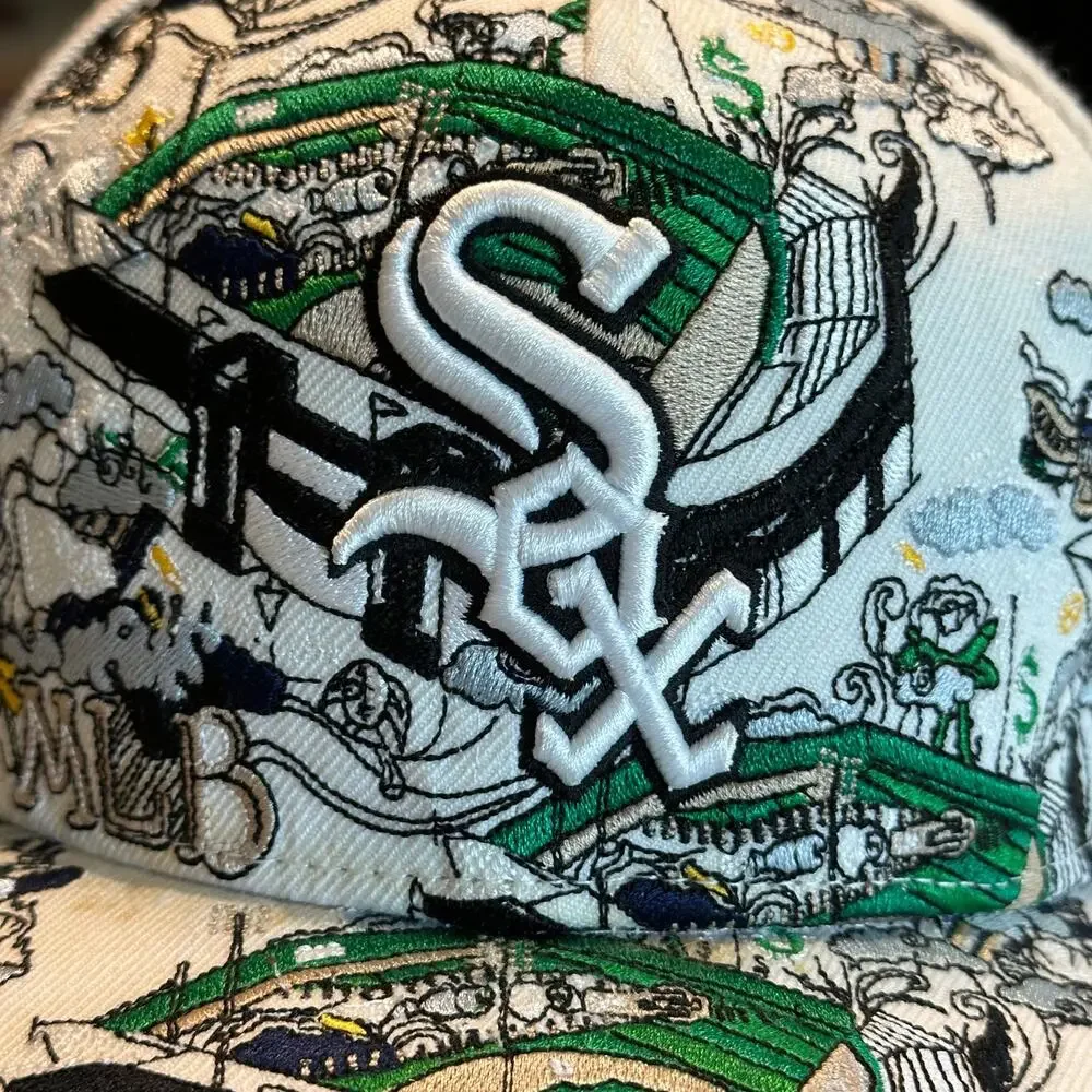Chicago White Sox Stadium Artwork Collection New Era 59FIFTY Fitted Hat 7 5/8
